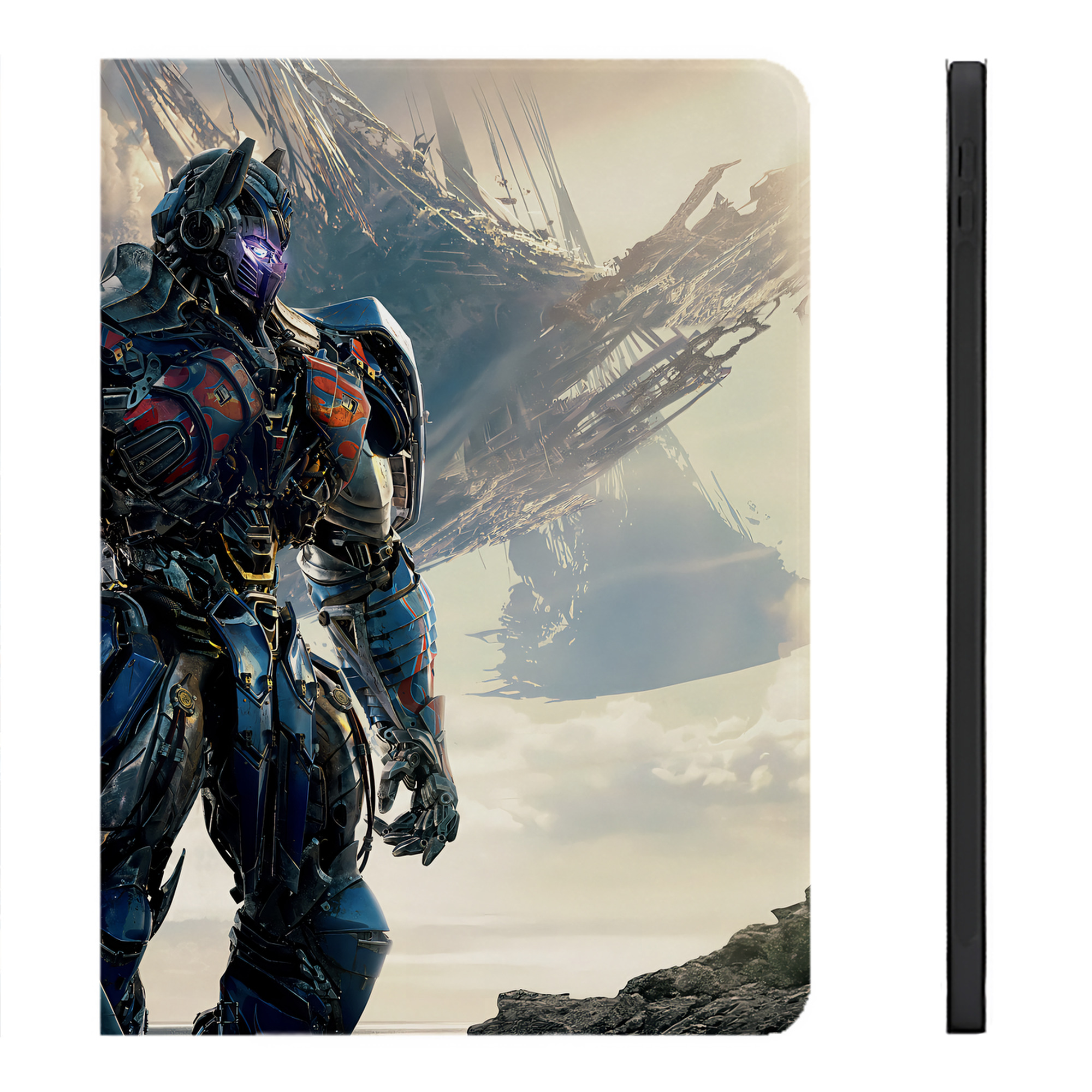 （画像用） Transformers トランスフォーマー IPadケース ペンホルダー付き ブックスタイルデザイン